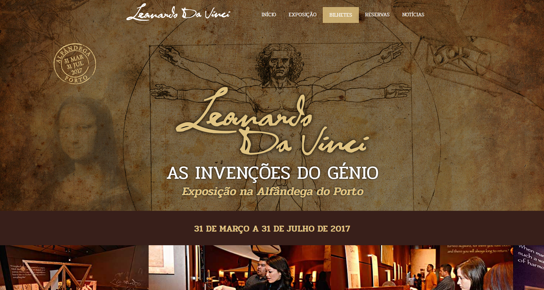 Exposição Leonardo Da Vinci no Porto